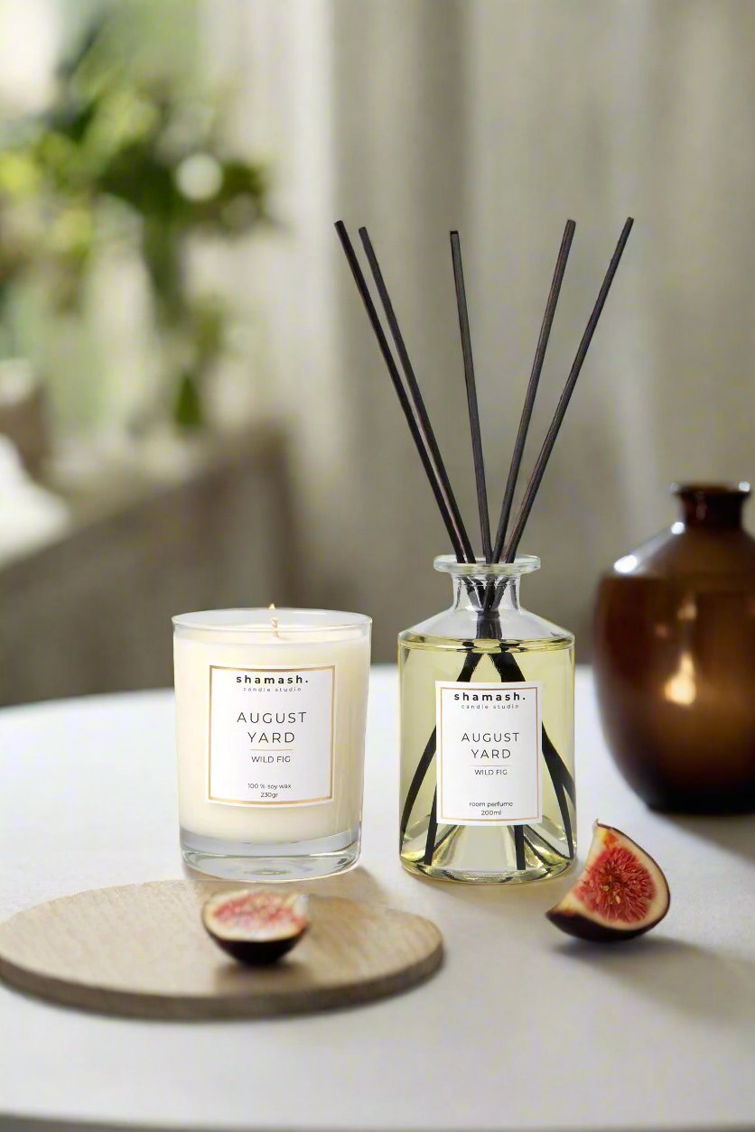 AUGUST YARD BOLD COLLECTION CANDLE (230gr) & ROOM PERFUME (200ml)