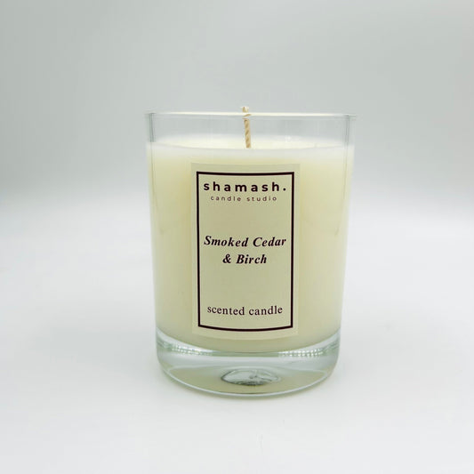 SMOKED CEDAR & BIRCH CANDLE - Embers of Solstice