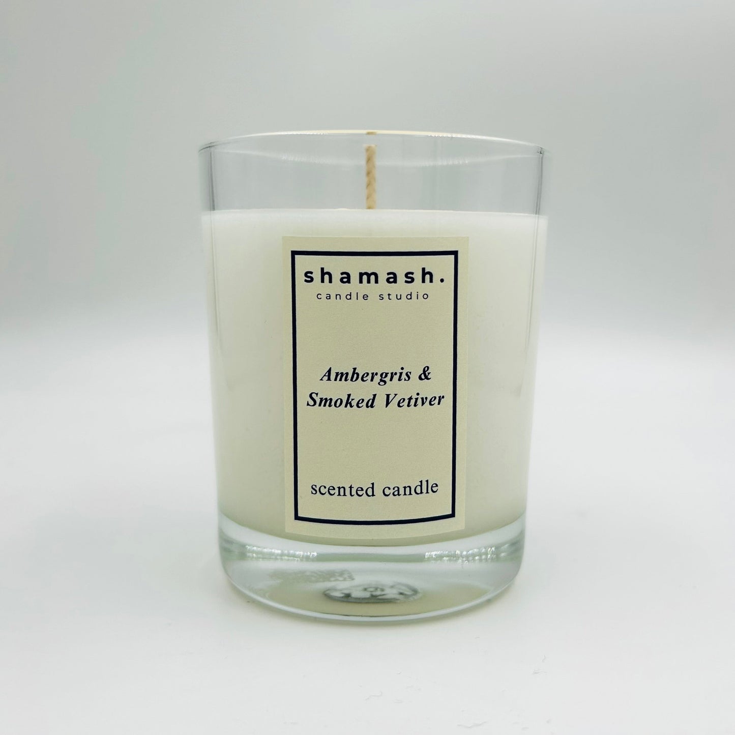 AMBERGIS & SMOKED VETIVER CANDLE - Noir
