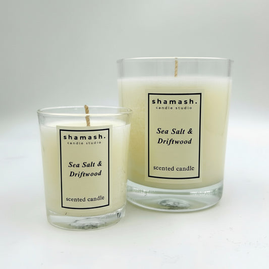SEA SALT & DRIFTWOOD CANDLE - Aegean Reverie