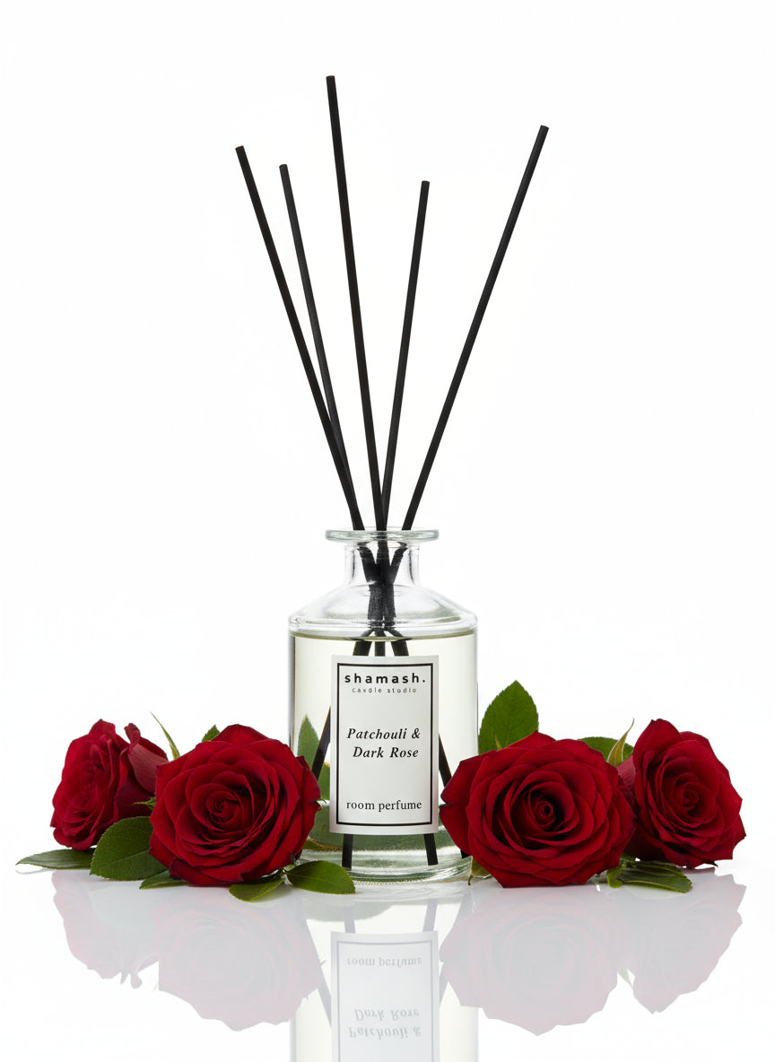 PATSOULI & DARK ROSE ROOM PERFUME - Noir