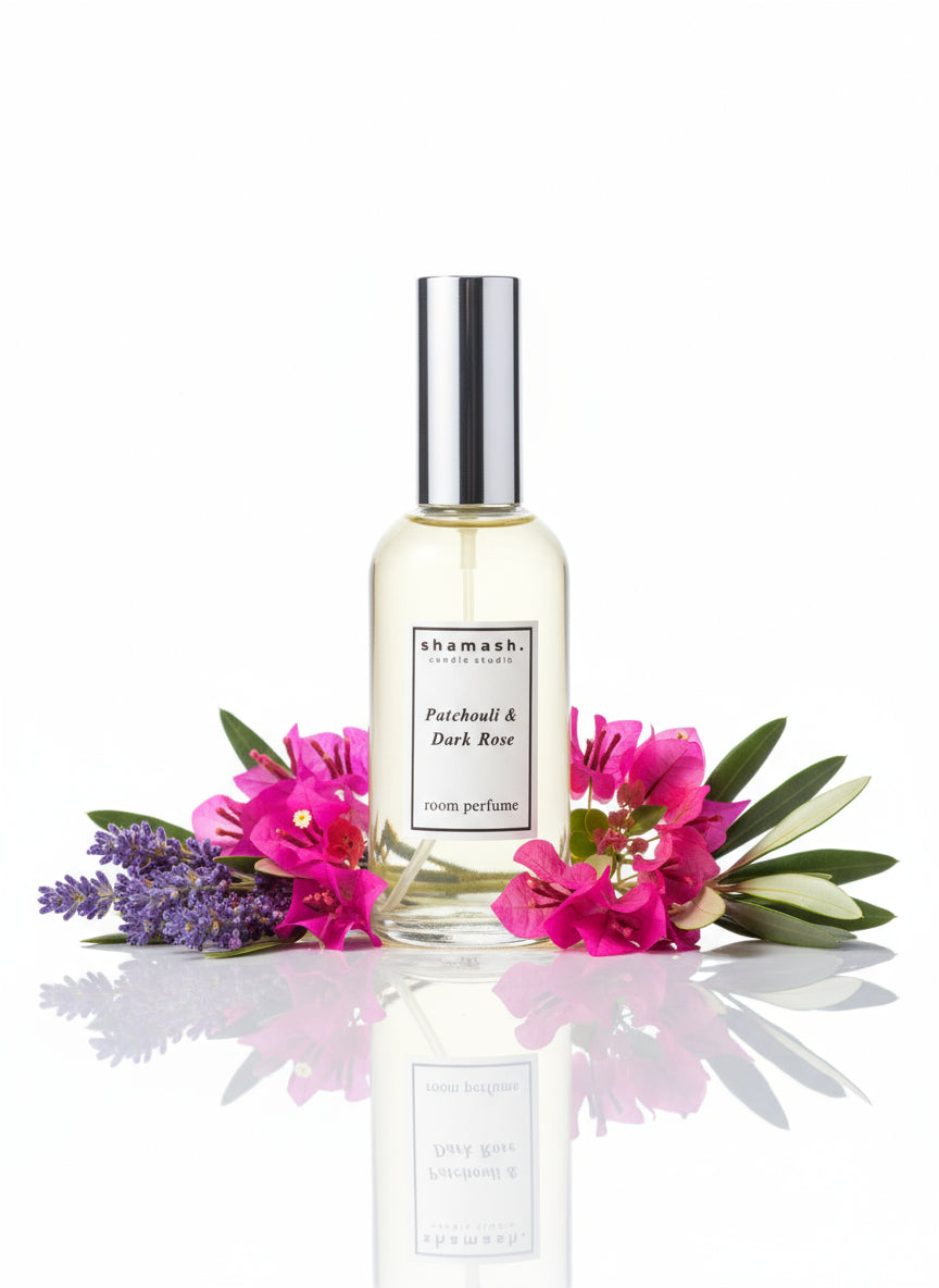 PATSOULI & DARK ROSE ROOM SPRAY - Noir