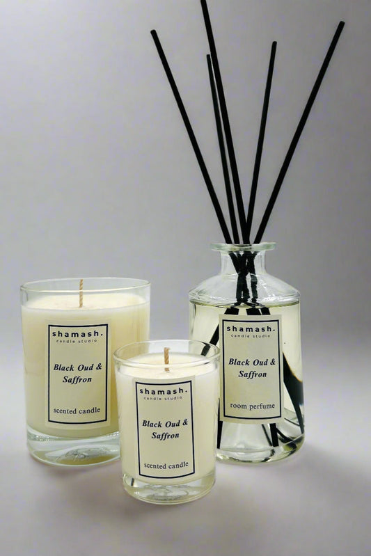 BLACK OUD & SAFFRON ROOM PERFUME - Noir
