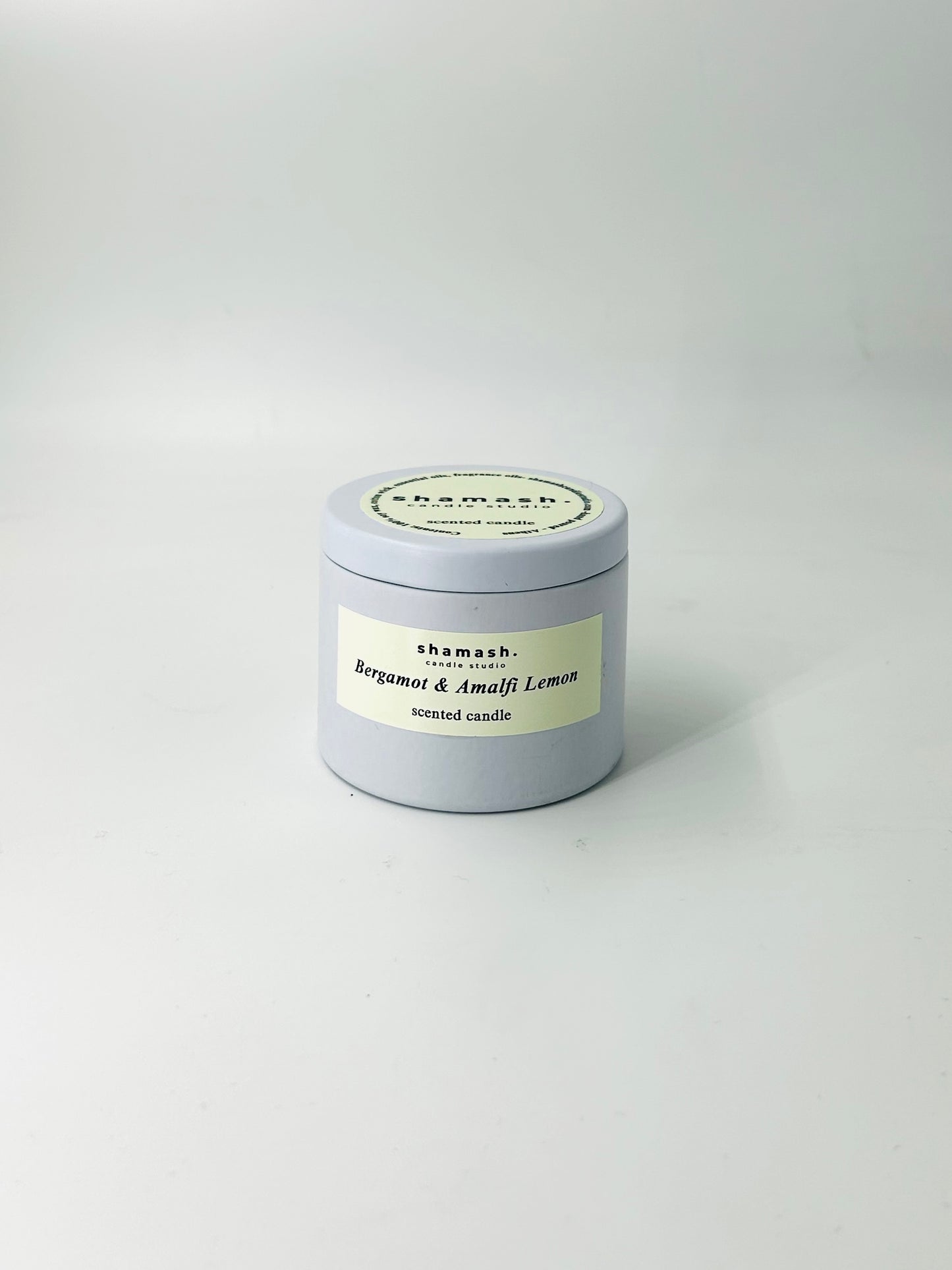 BERGAMOT & AMALFI LEMON TRAVEL CANDLE - Aegean Reverie