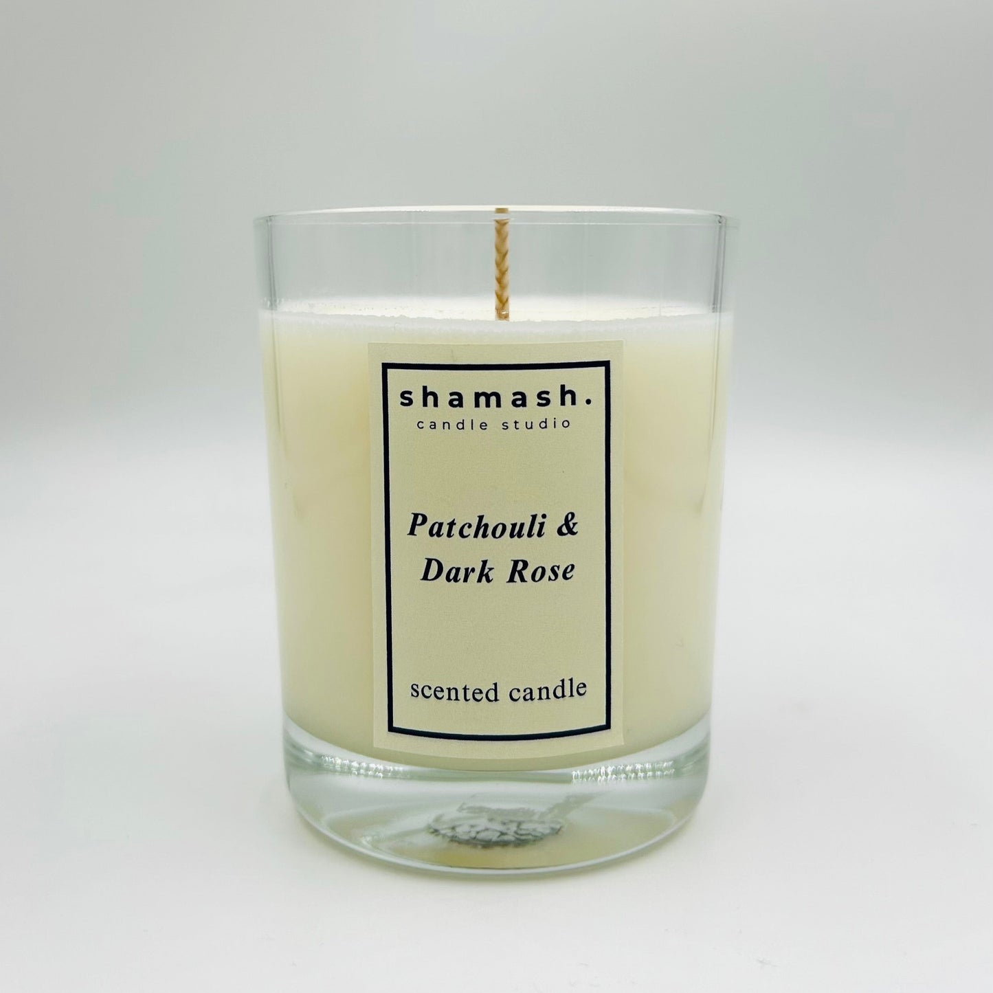 PATSOULI & DARK ROSE CANDLE - Noir