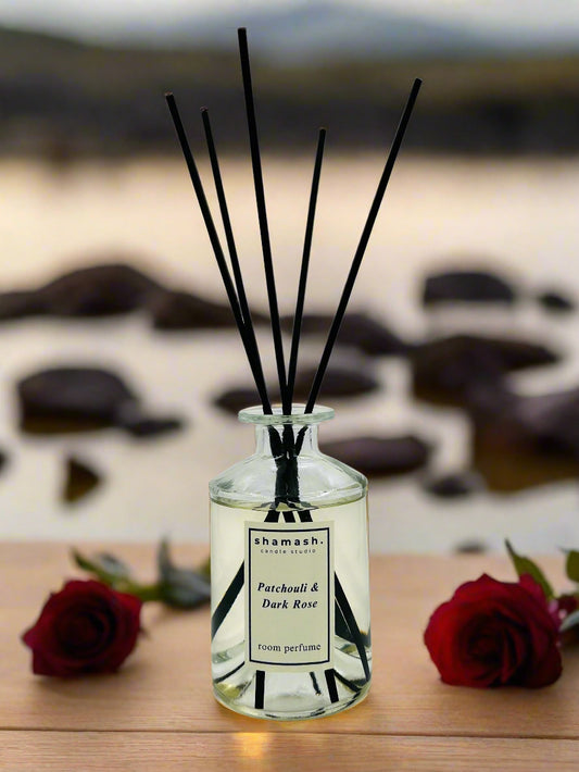 PATSOULI & DARK ROSE ROOM PERFUME  - Noir
