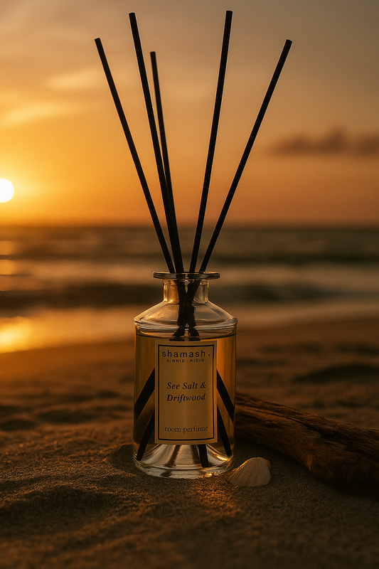 SEA SALT & DRIFTWOOD ROOM PERFUME  - Aegean Reverie