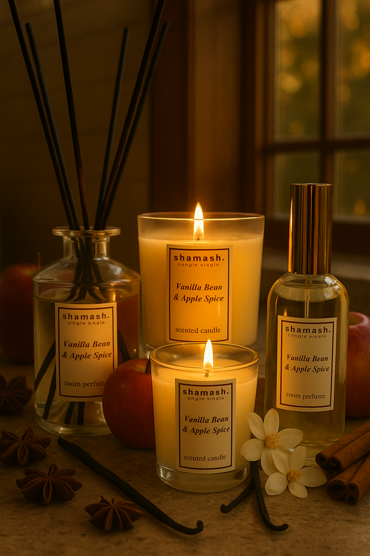 VANILLA BEAN & APPLE SPICE ROOM PERFUME - Embers of Solstice