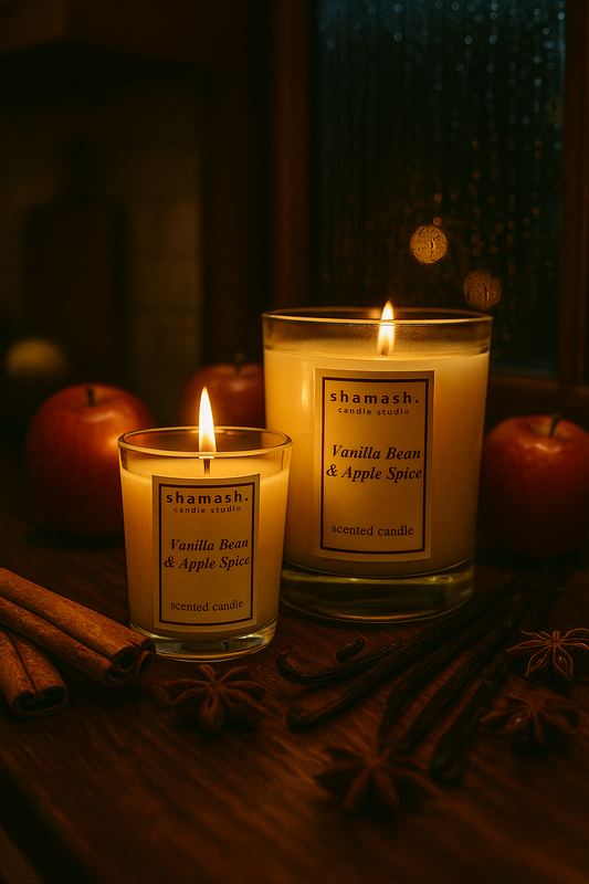 VANILLA BEAN & APPLE SPICE CANDLE - Embers of Solstice