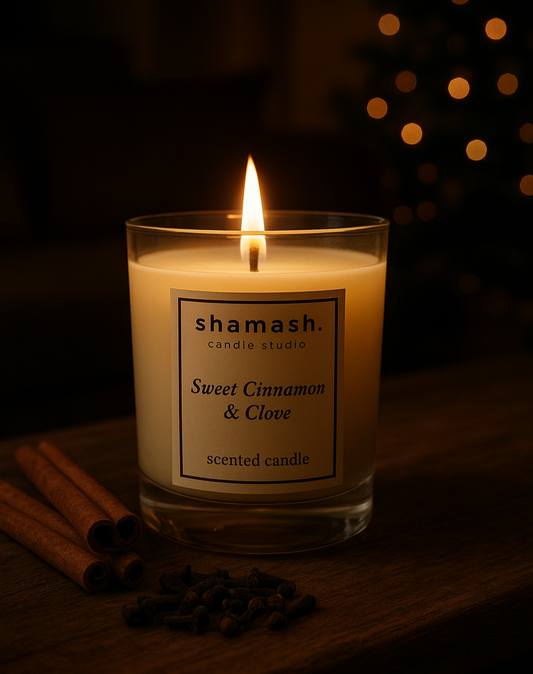 SWEET CINNAMON & CLOVE CANDLE - Embers of Solstice