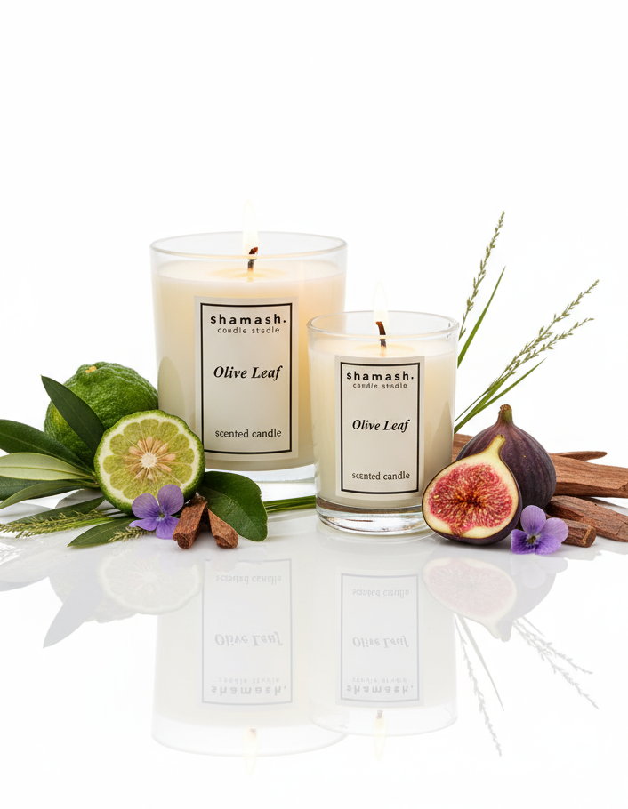 OLIVE LEAF CANDLE - Aegean Reverie